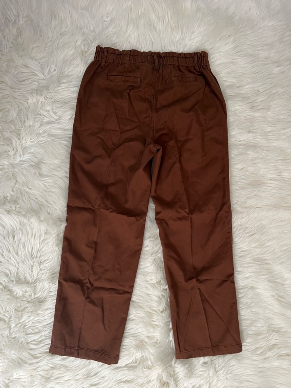 GAP Easy Twill Brown Straight-Leg Pants - Picture 11 of 11